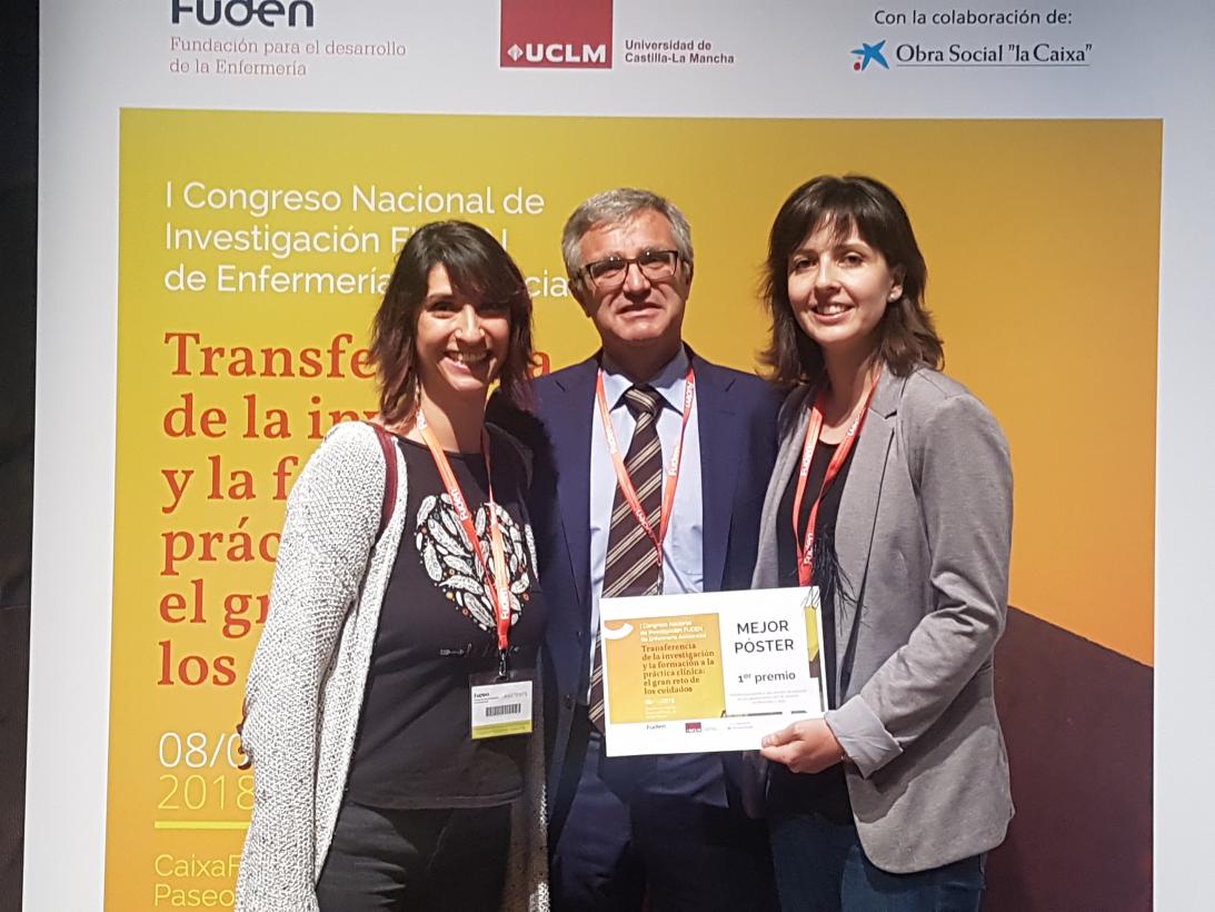  Enfermeras de Albacete obtienen el premio al mejor póster en el primer Congreso Nacional de Investigación de Enfermería Asistencial