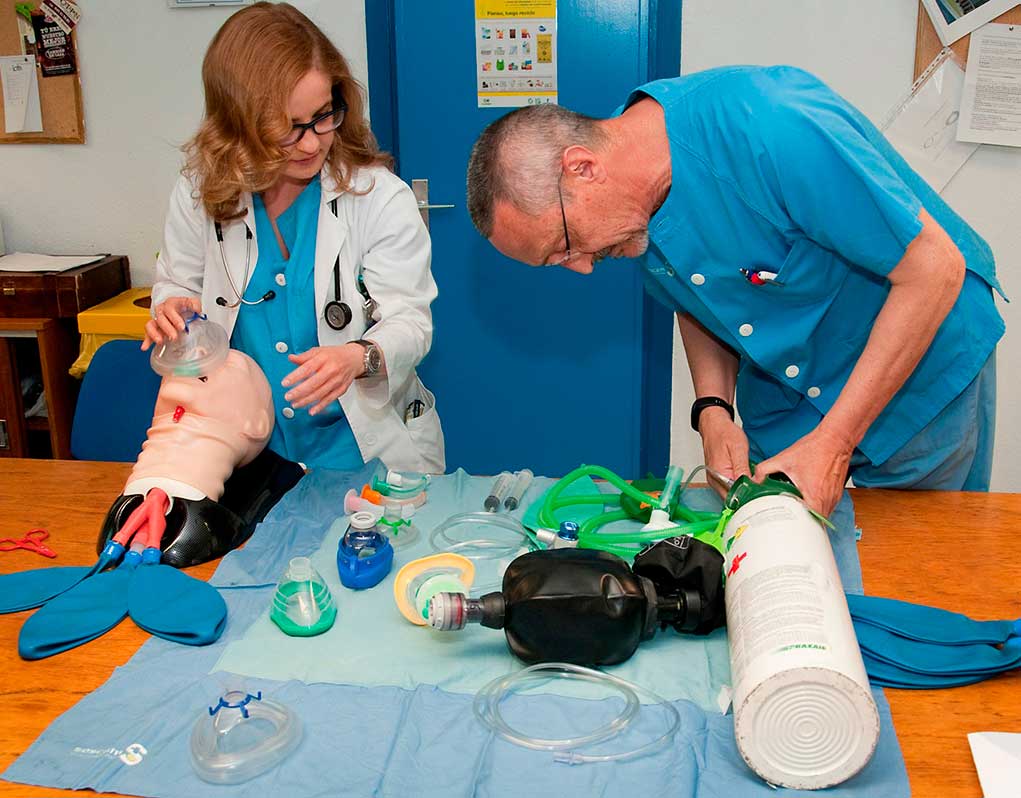 El factor humano en las urgencias, eje de un curso sobre manejo de ví­a aérea dirigido a personal hospitalario y extrahospitalario
