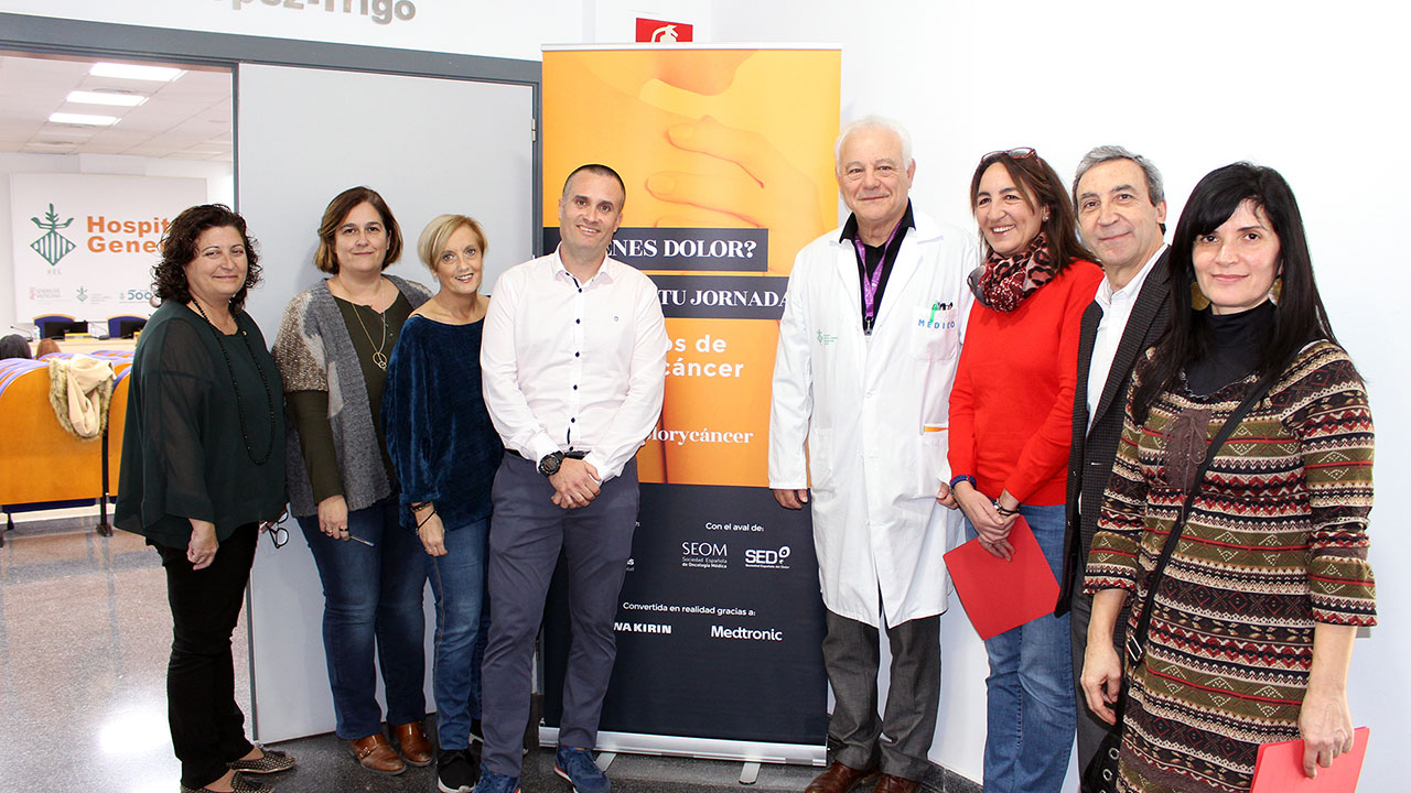 El Hospital General de València aborda la relación entre dolor y cáncer en una jornada dirigida a pacientes