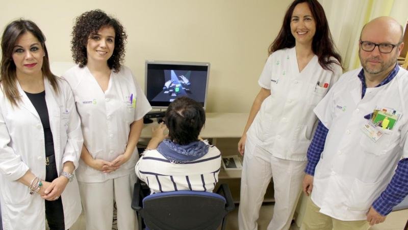 El servicio de Rehabilitación del Hospital de Toledo utiliza la realidad virtual para recuperar la movilidad de las articulaciones